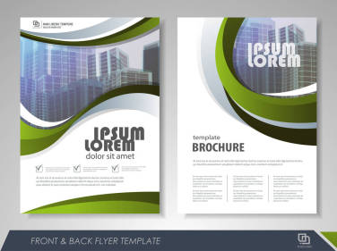 现代绿色画册设计，宣传册模板，小册子，小册子布局，手册封面，小册子模板、 宣传册布局设计、 宣传册设