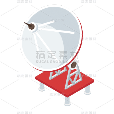 2.5D-航空航天天文贴纸-信号塔