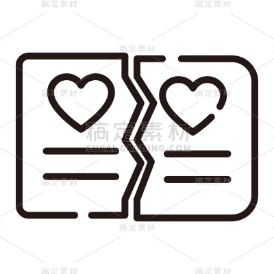 ICON-矢量离婚图标15