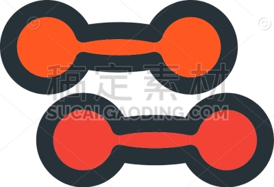 Dumbbells, Rounded, Couple