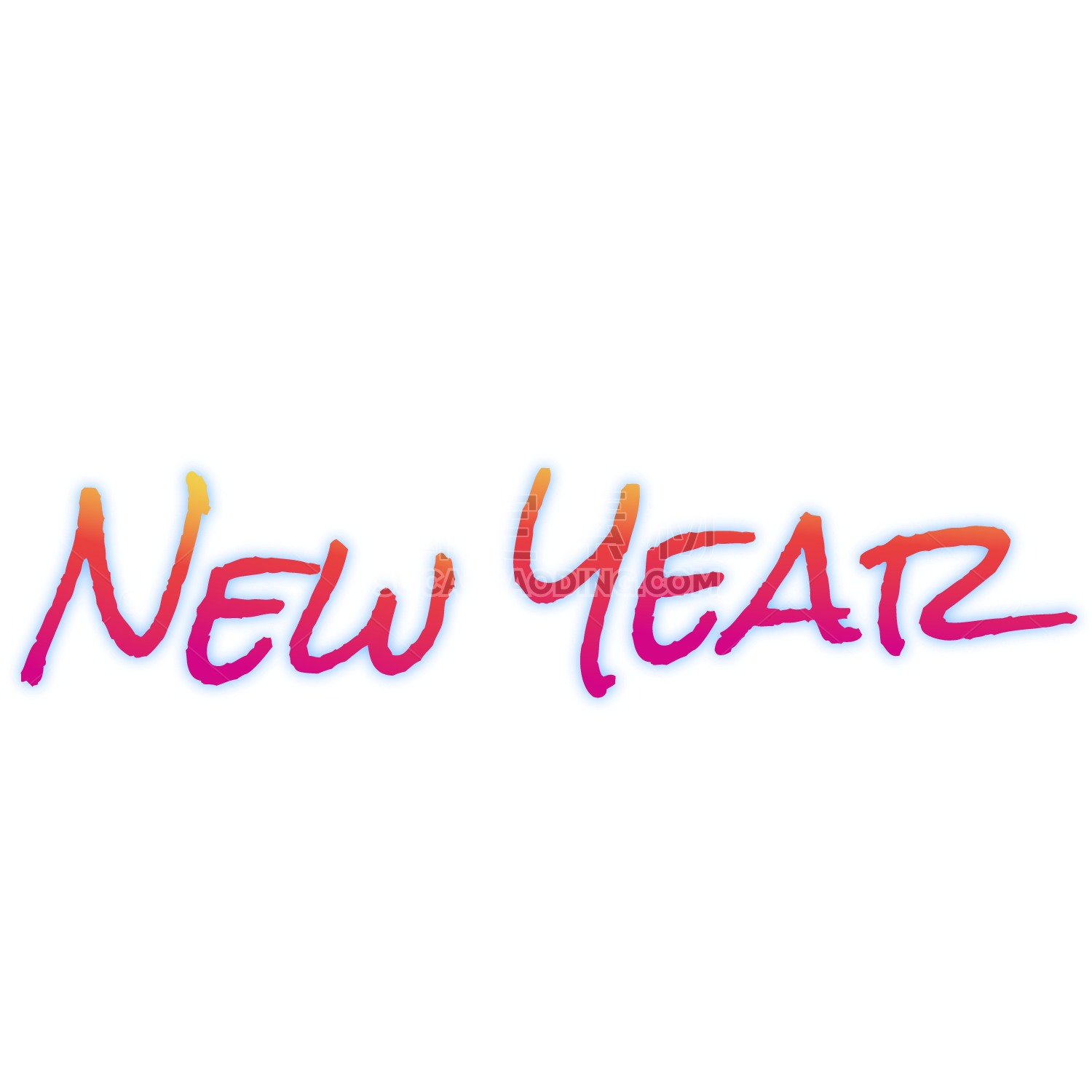 New Year Sticker