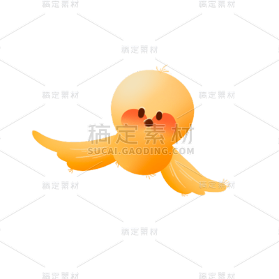 手绘风-动物贴纸-小鸟