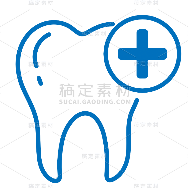 ICON-矢量医疗图标-牙齿