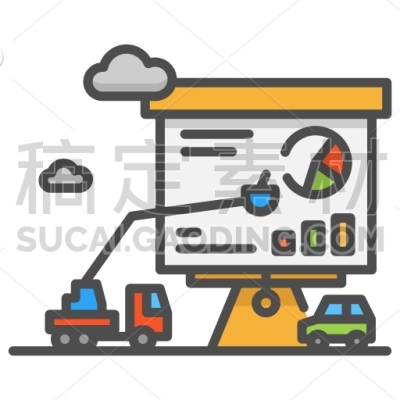 Design, Truck, Car, Pad, Tablet, Statistics, Chart