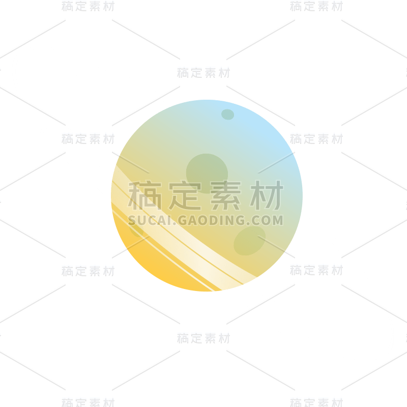 手绘-行星元素-星球