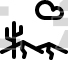 Desert, Cloud, Mountain, Plant, Sand