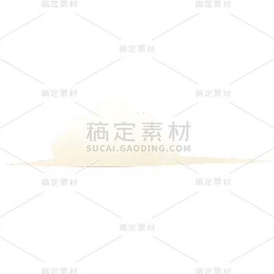 手绘-七夕情人节元素-云朵
