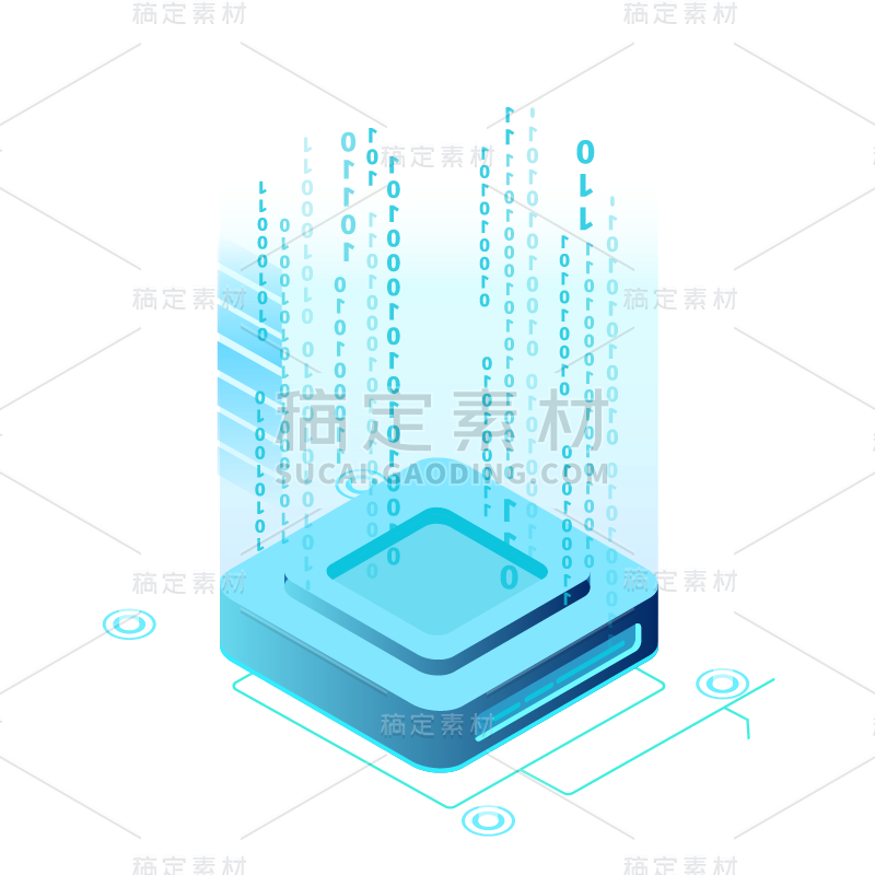 插画风-机器人创意贴纸传输器-SVG