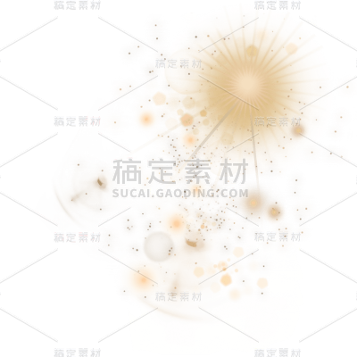 手绘-简约光晕光斑装饰元素贴纸9