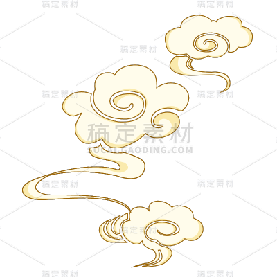 云朵贴纸