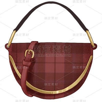 手绘-时尚包包元素-包