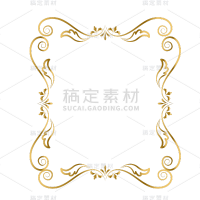 手绘-欧式边框元素