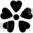 shamrock shape flower