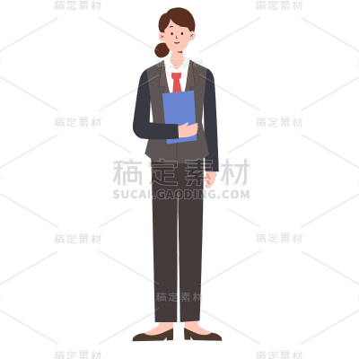 酒店服务人员贴纸2
