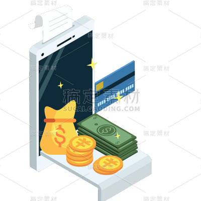 2.5D-手机相关互联网元素贴纸8