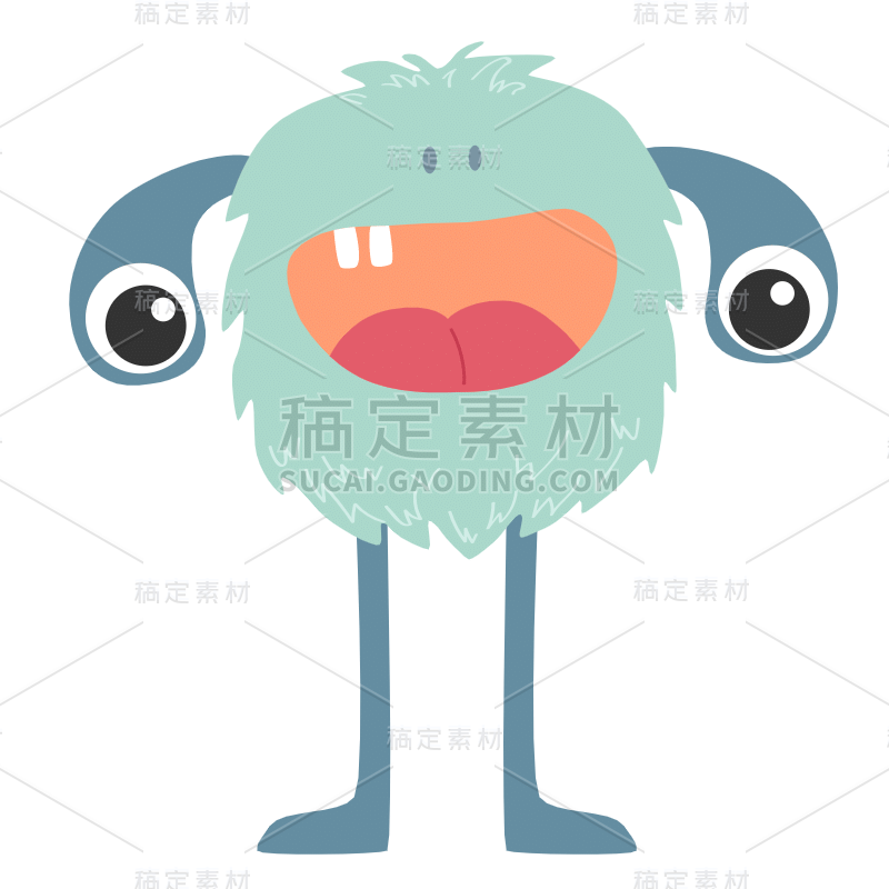 SVG-怪兽贴纸1