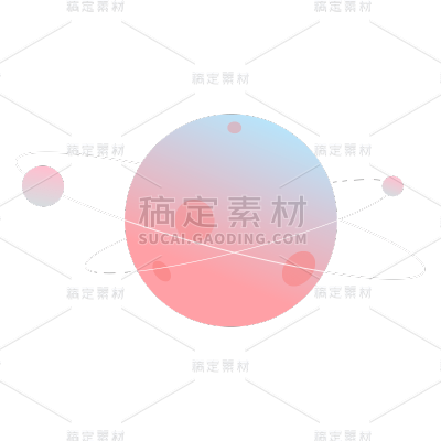 手绘-行星元素-星球