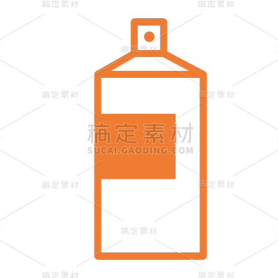 ICON-矢量美术工具icon-喷漆