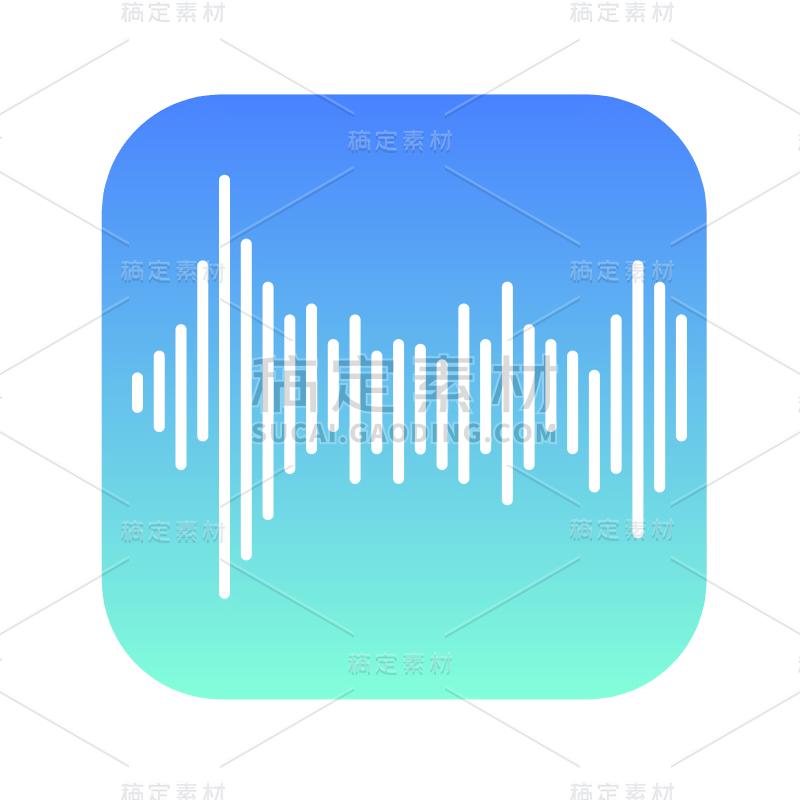ICON-扁平APPicon-语音备忘录
