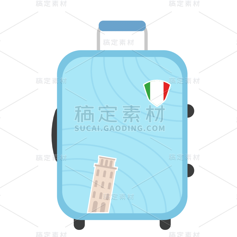 SVG-留学国家旅行箱贴纸