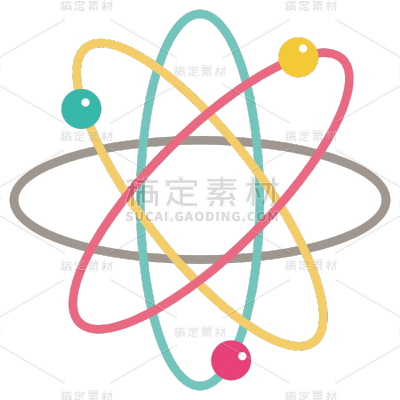 卡通风课程学科氛围元素