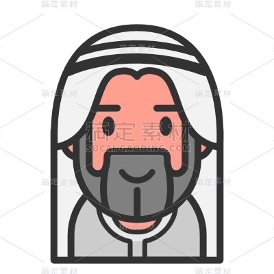 icon-人物头像元素