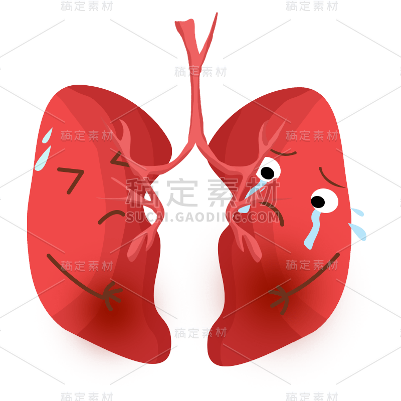 手绘-人体器官元素医疗贴纸2