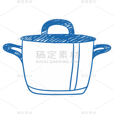 简约风-厨房元素-锅