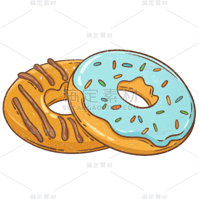 卡通手绘食物插画