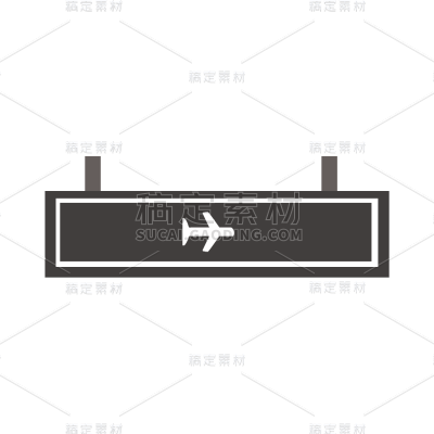 手绘风-指示牌