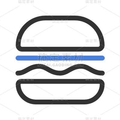 食品类详情页icon-SVG-汉堡