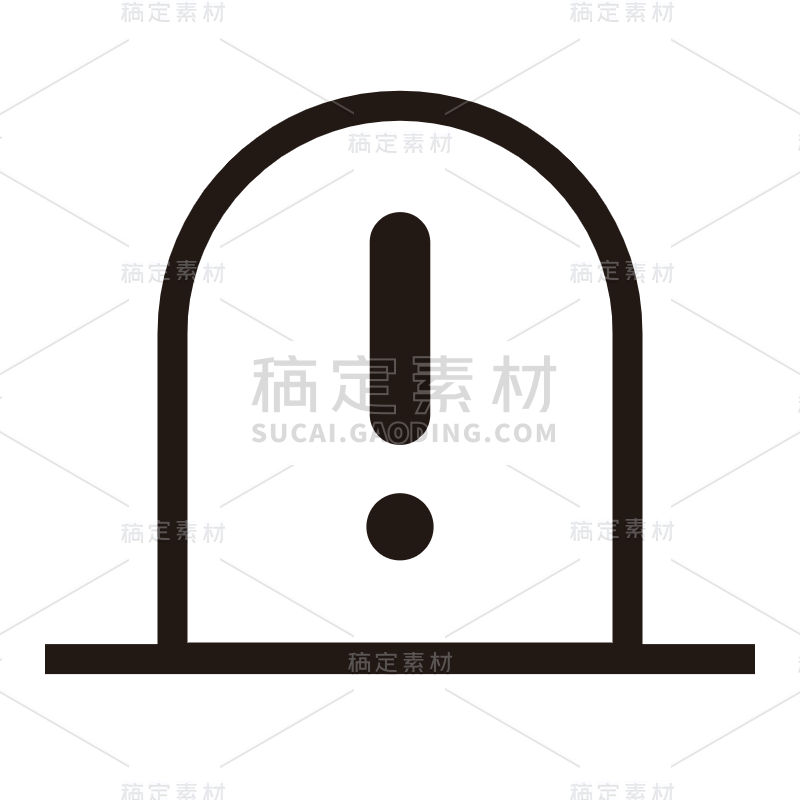 ICON-矢量警告警示图标20