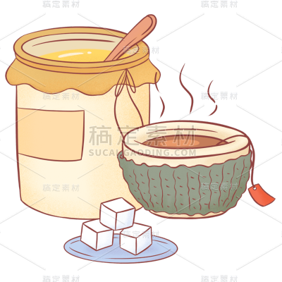 手绘-大雪节气氛围专题贴纸23