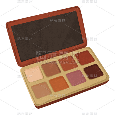 手绘-美容护肤化妆品贴纸
