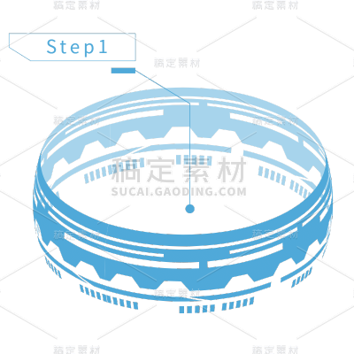 扁平-科技风元素