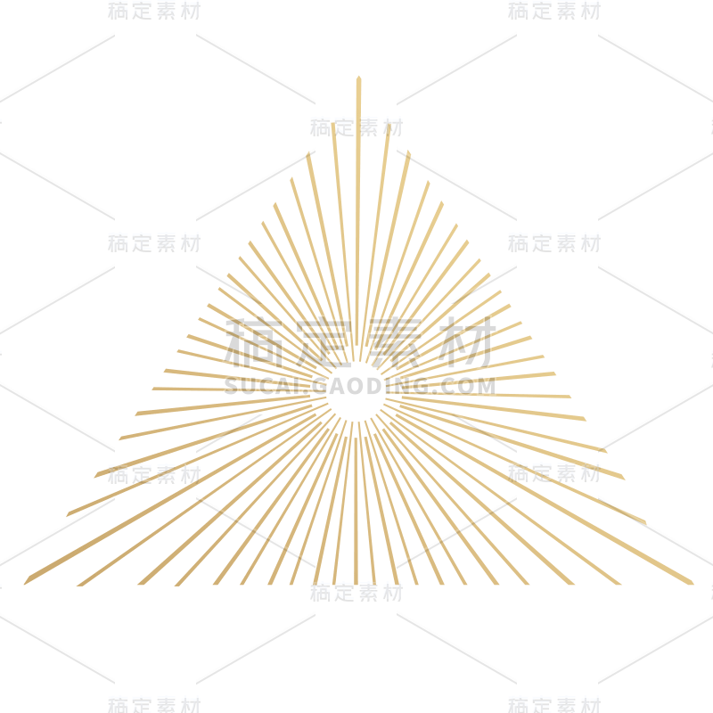 手绘-鎏金几何纹理贺卡装饰元素7