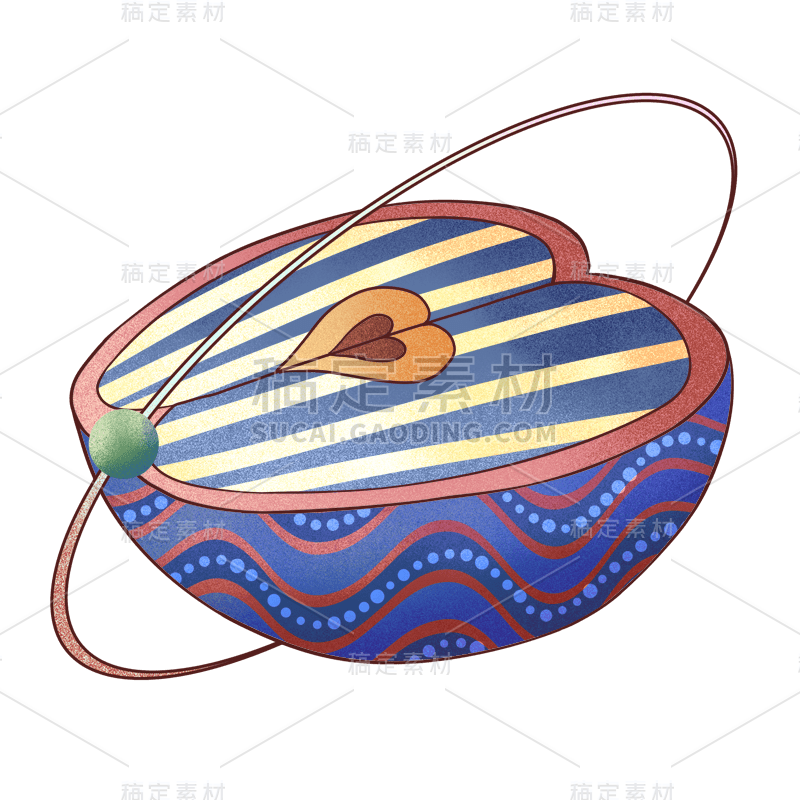 手绘插画-星球元素
