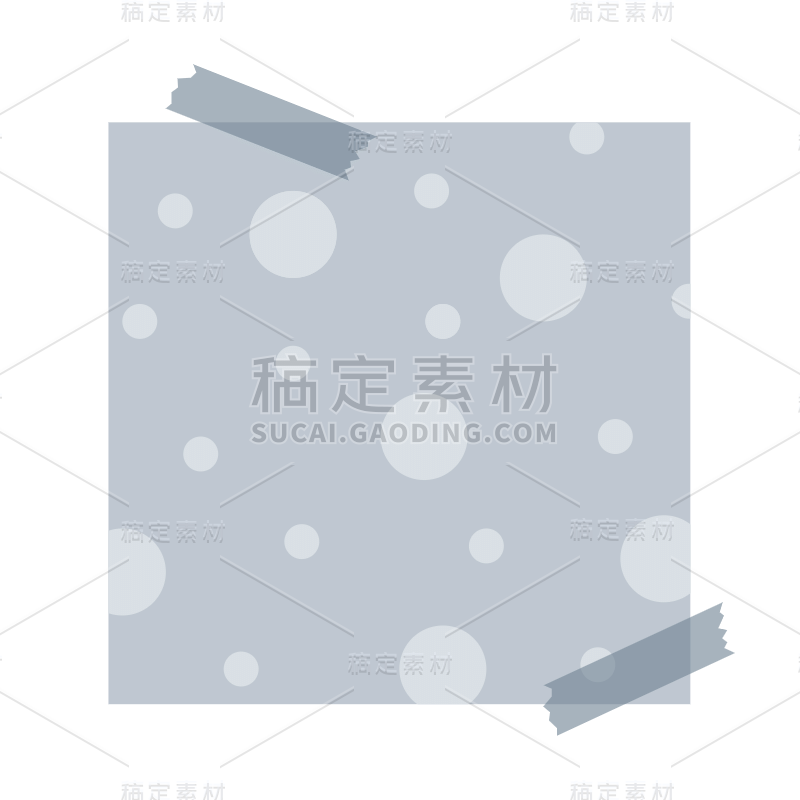 SVG-莫兰迪风便利贴元素