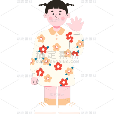 扁平套系素材-人物动态