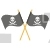 Crossed Pirate Flag