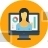 Office, Employee, Woman, Desktop, Computer, Graph, Performance, Statics