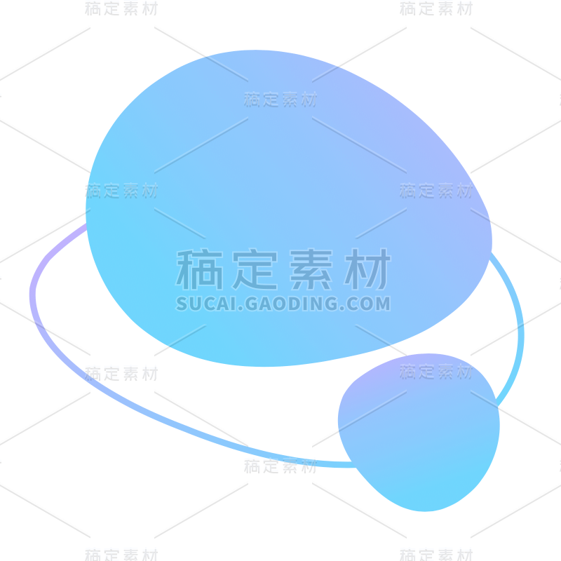 渐变几何装饰贴纸-SVG3