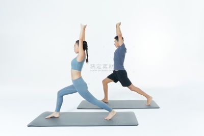 健身系列实景感室内双人运动健身