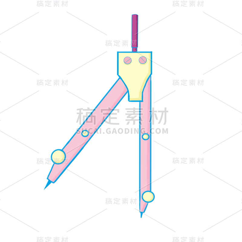 卡通风课程学科氛围元素