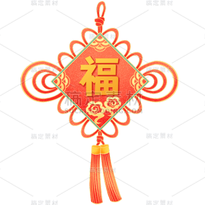 国潮中国风春节元素贴纸