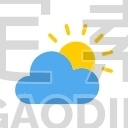 sun and cloud