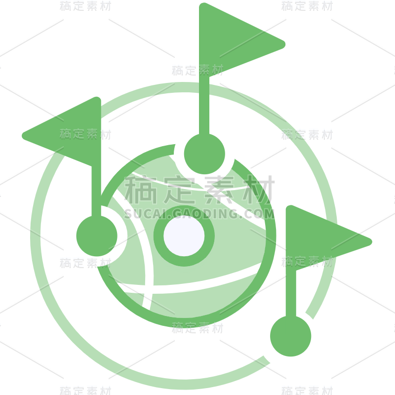 ICON-矢量地图导航定位图标9