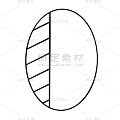 手绘-简约线条数字贴纸-0