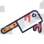Knife Covered With Blood