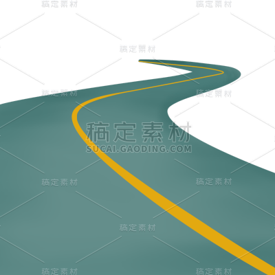手绘-扁平风路面交通元素贴纸12